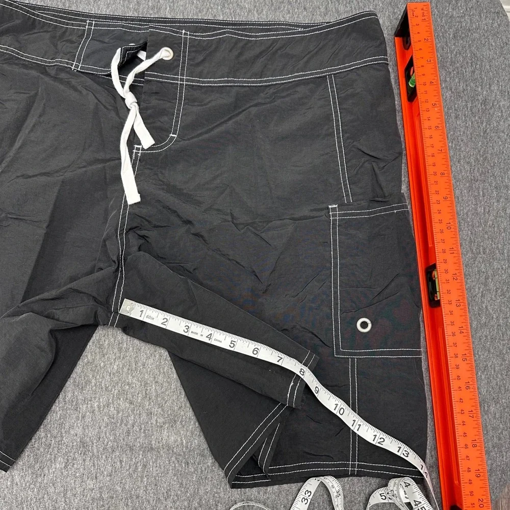 Tommy Bahama Swim Trunks‎ Cargo Pockets Quick Dry Black Swim Shorts 2X
